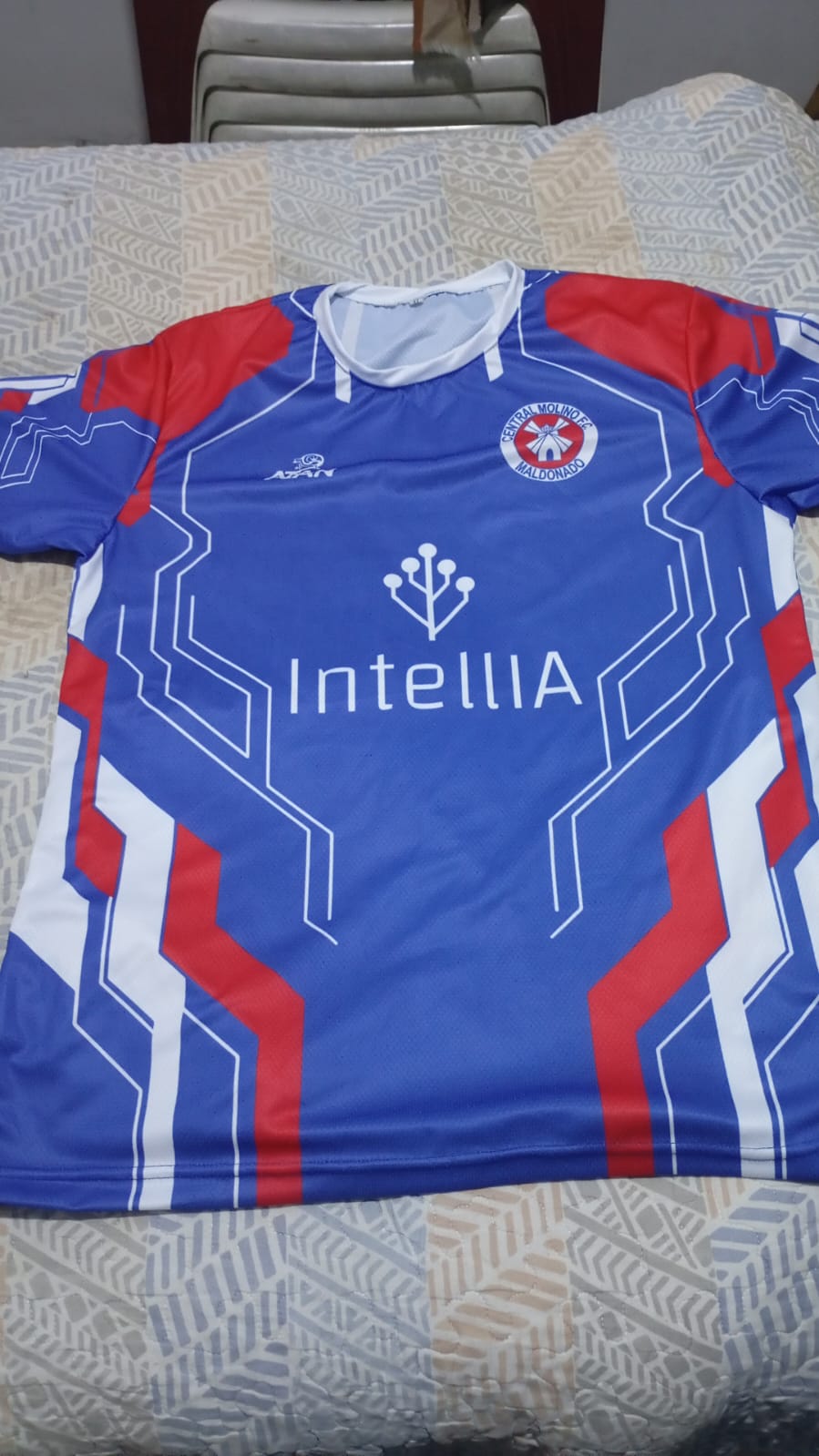 Buzo de arquero azul